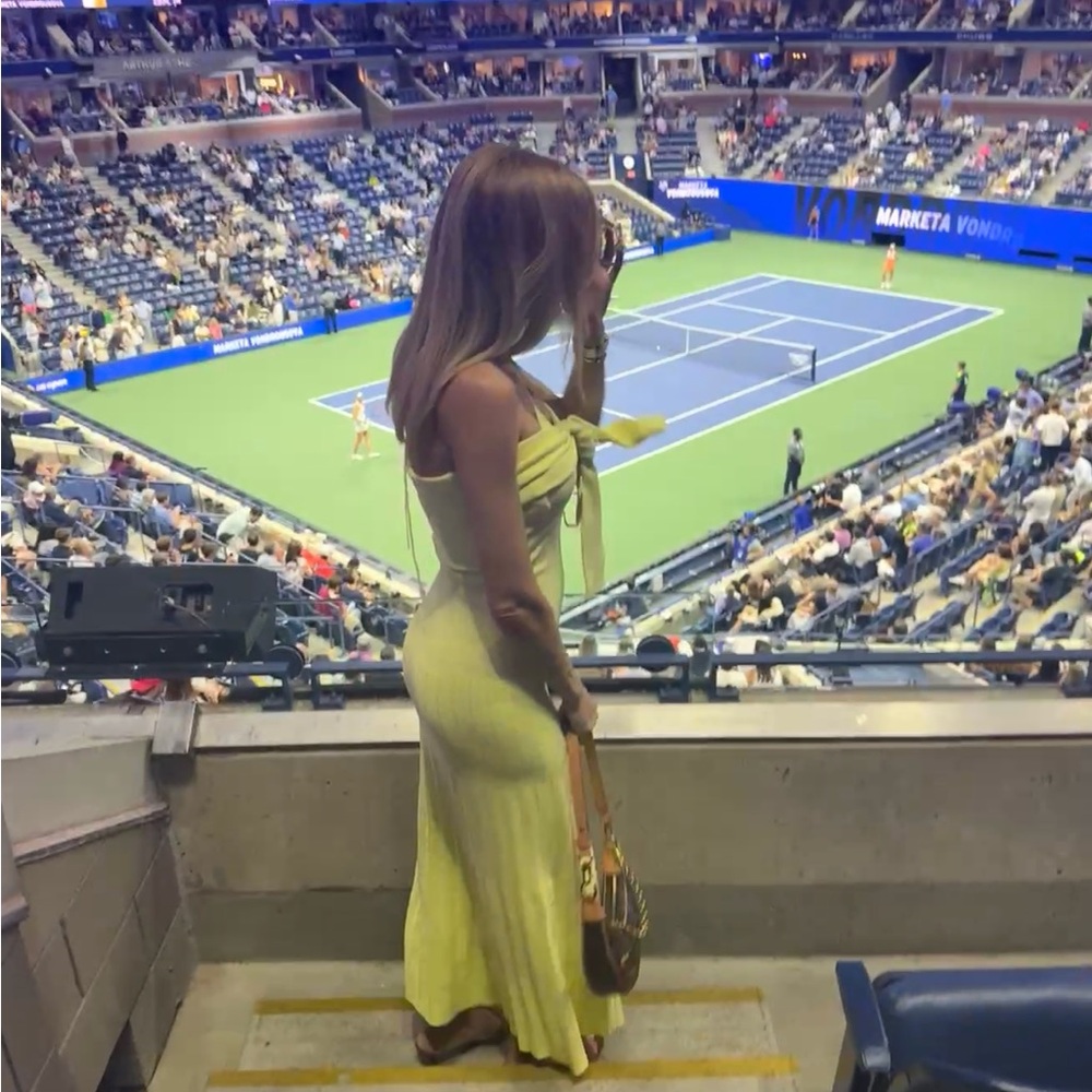 Sir. Knit Yellow Maxi Dress - Picture 1 of 3